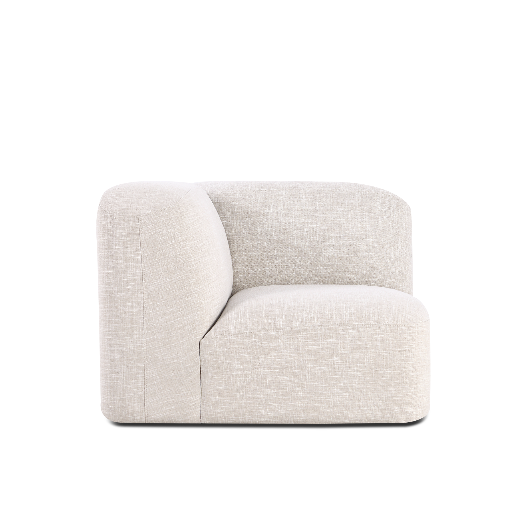 Muse Corner Modular Piece - [ Byron Oyster ]