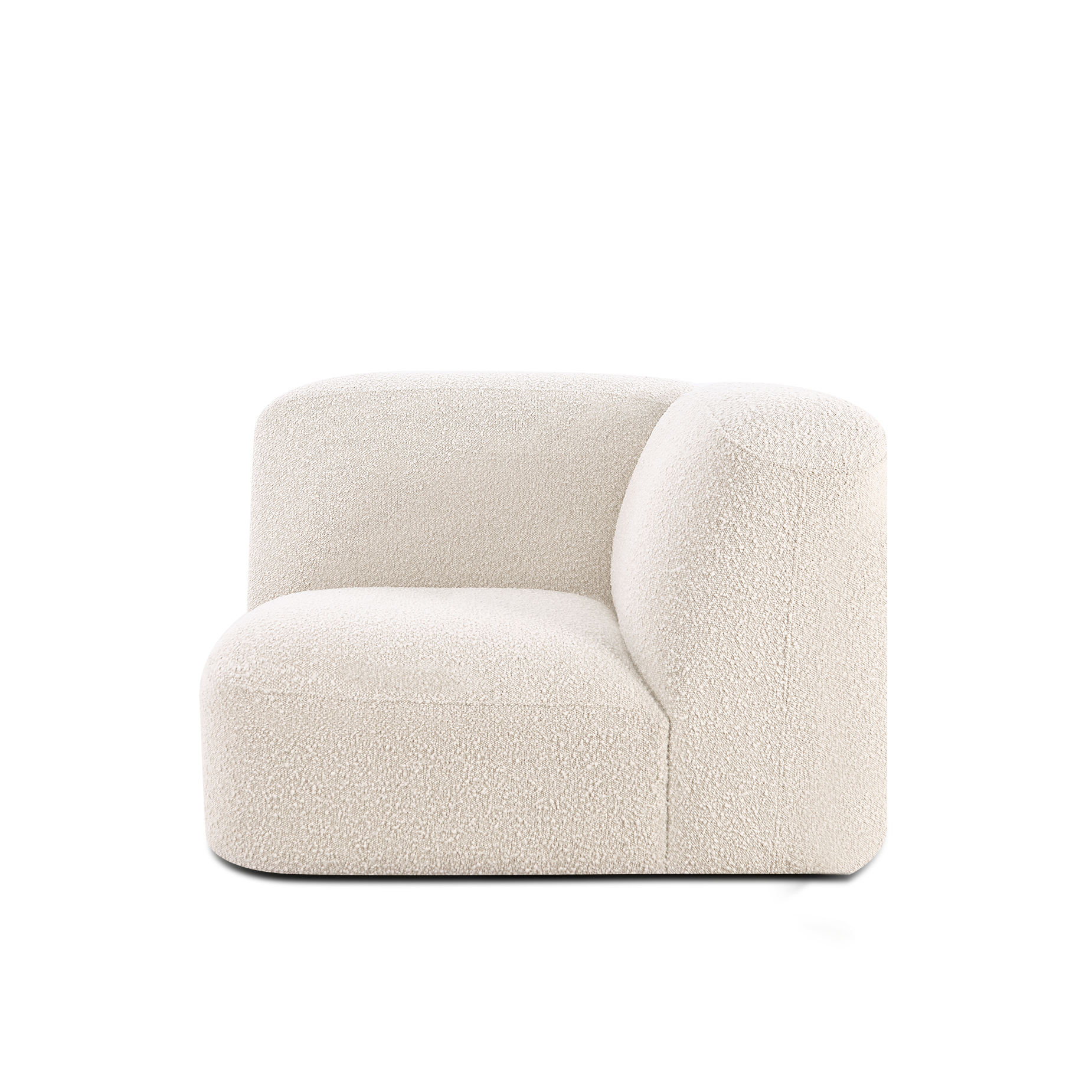 Muse Corner Modular Piece - [ Bronte Whipped Cream ]