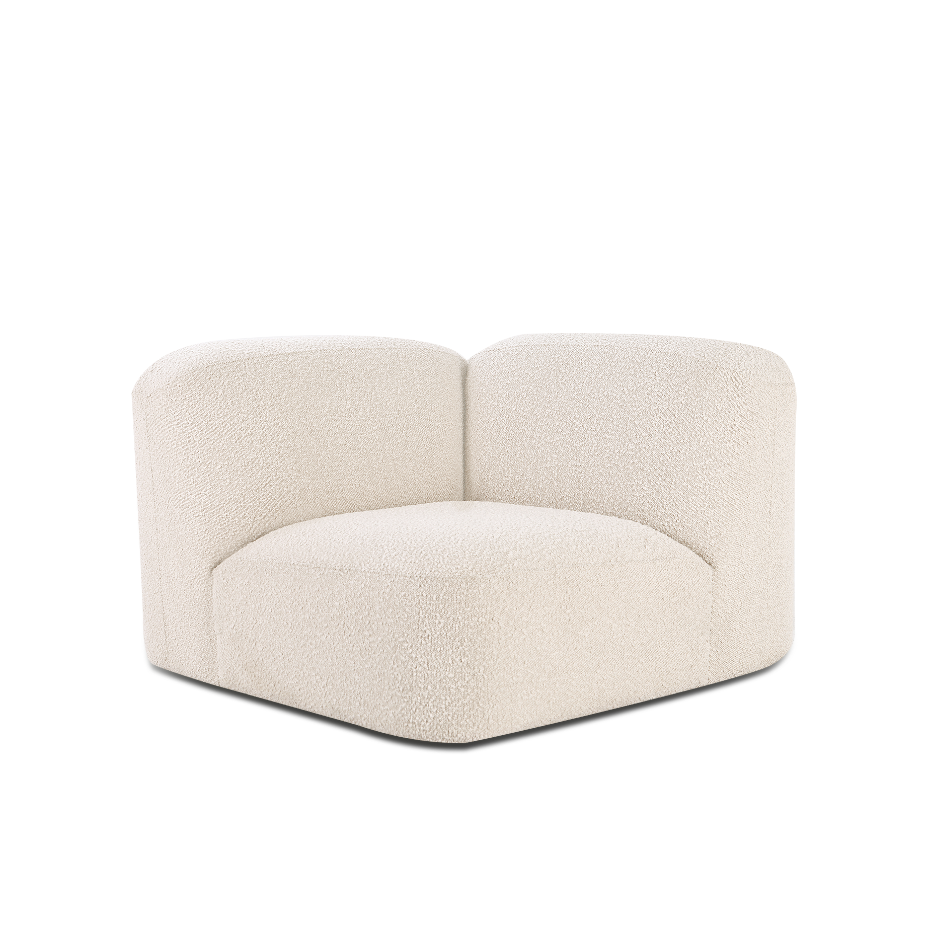 Muse Corner Modular Piece - [ Bronte Whipped Cream ]