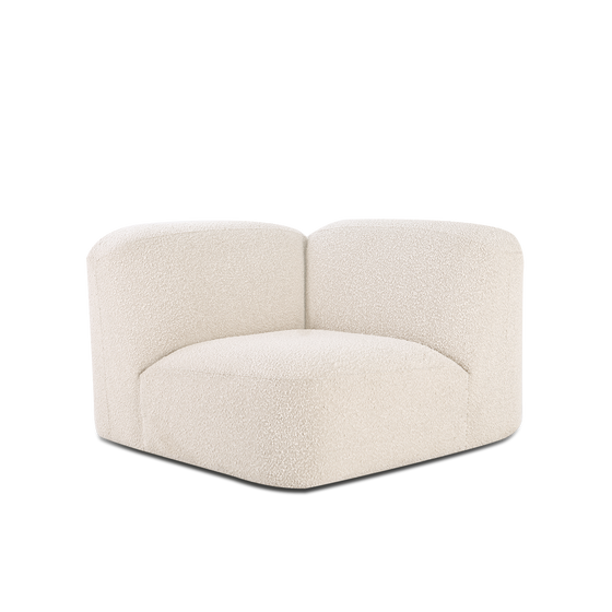 Muse Corner Modular Piece - [ Bronte Whipped Cream ]