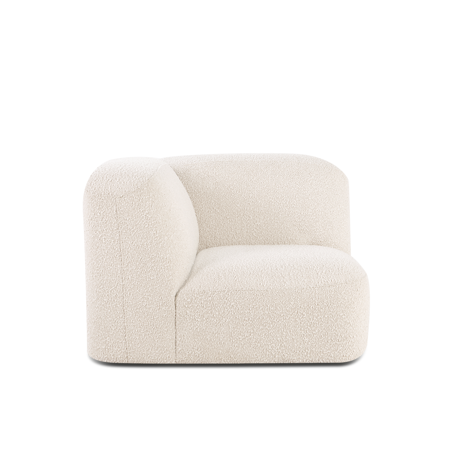 Muse Corner Modular Piece - [ Bronte Whipped Cream ]