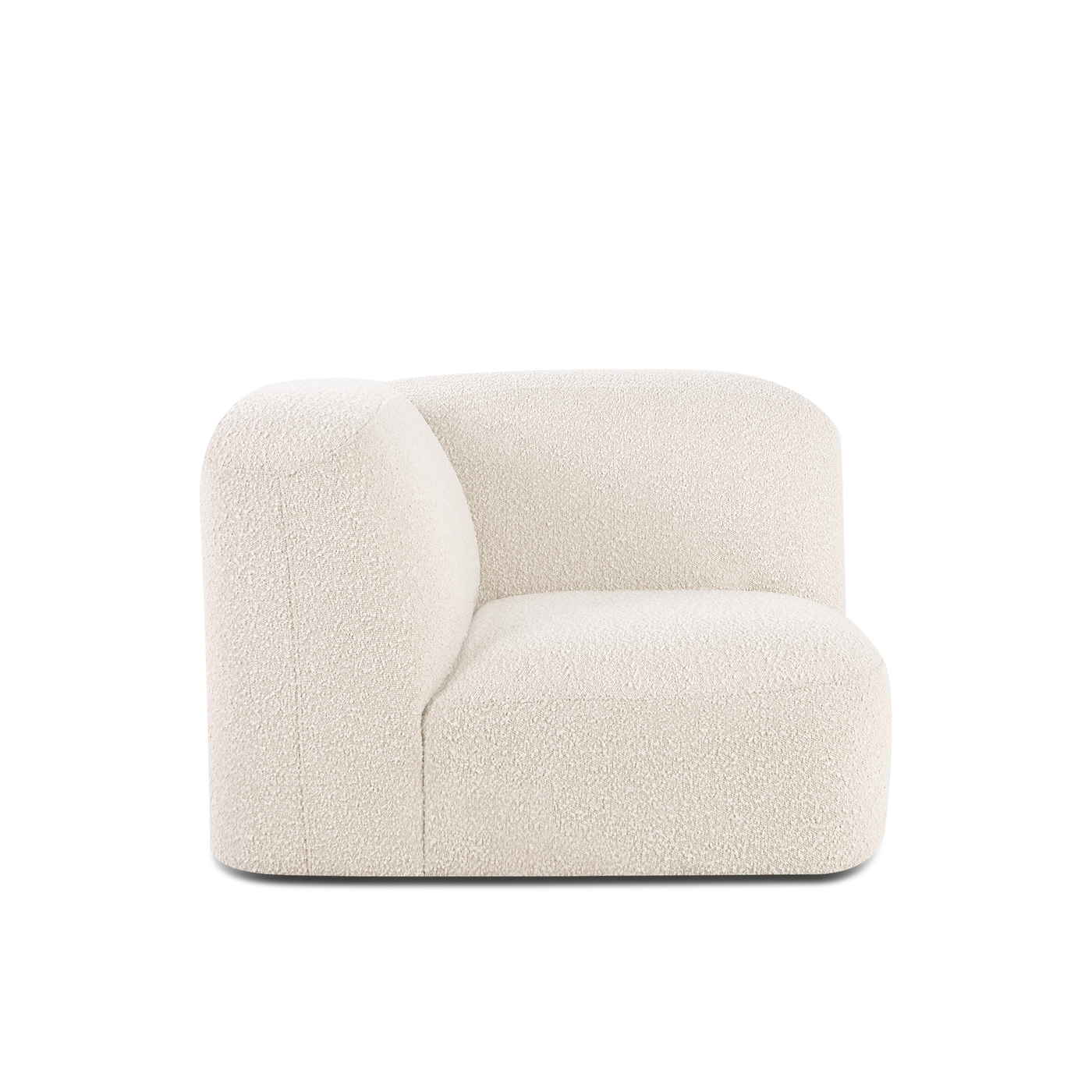 Muse Corner Modular Piece - [ Bronte Whipped Cream ]