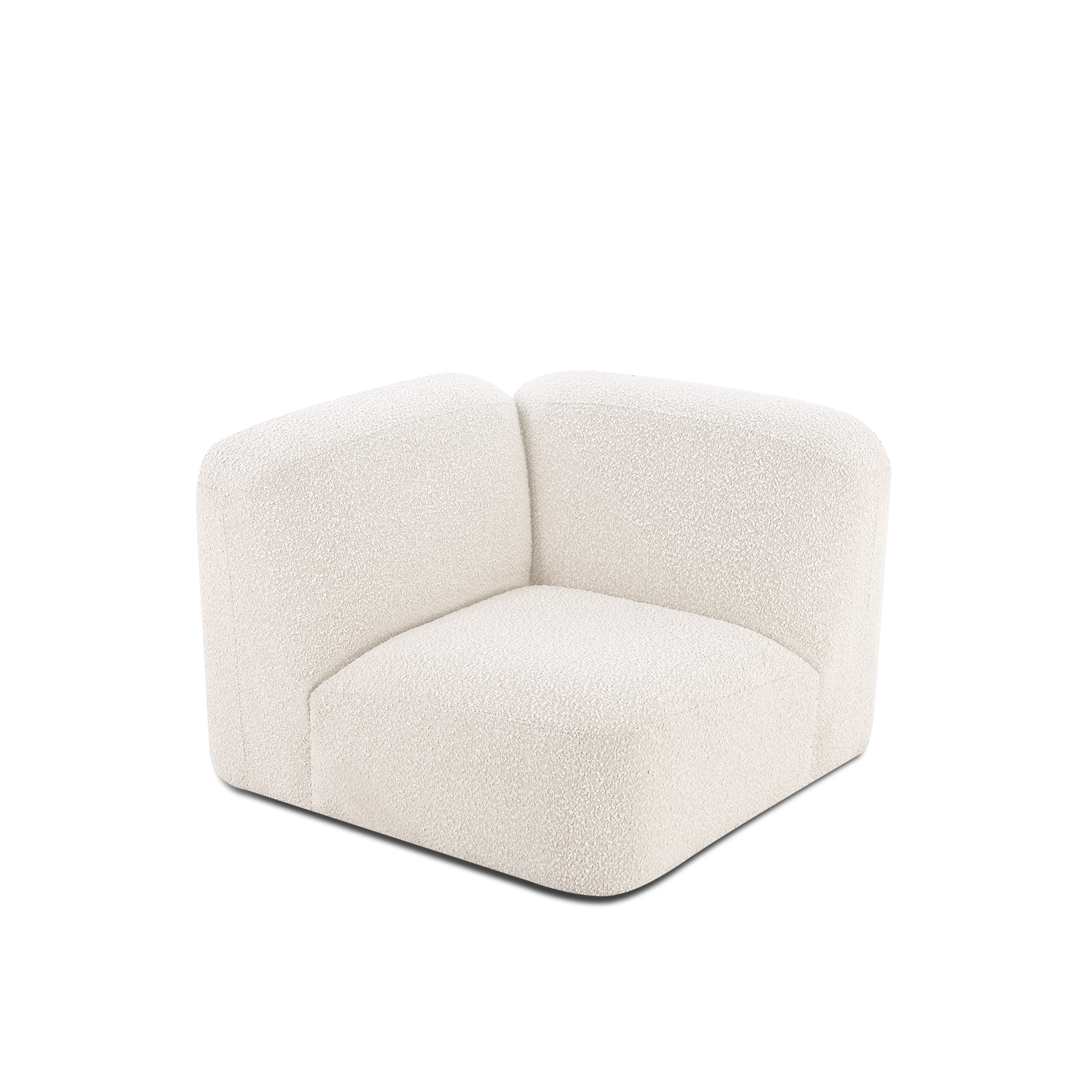 Muse Corner Modular Piece - [ Bronte Whipped Cream ]