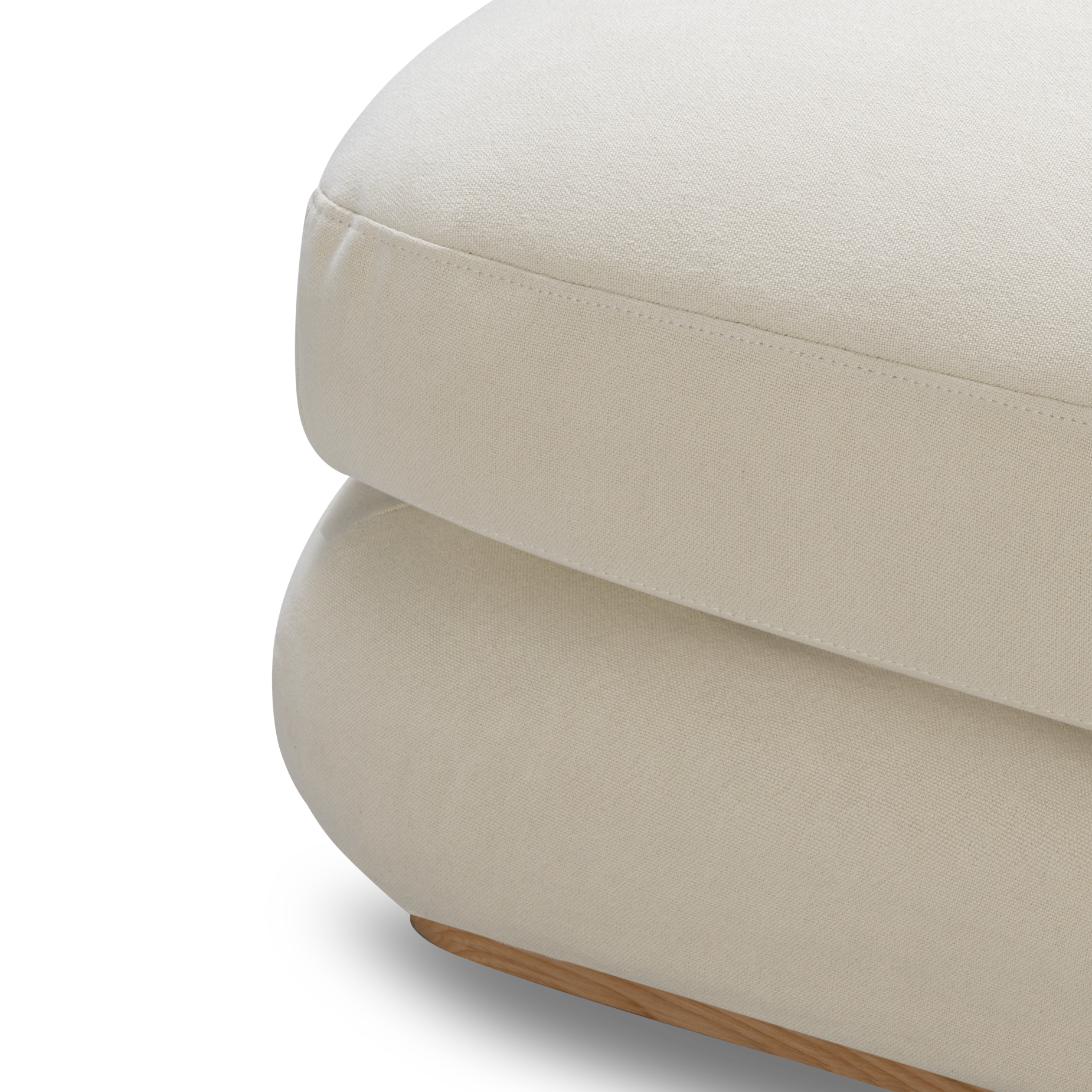 Stack Large Ottoman - [ Cabarita Natural ]