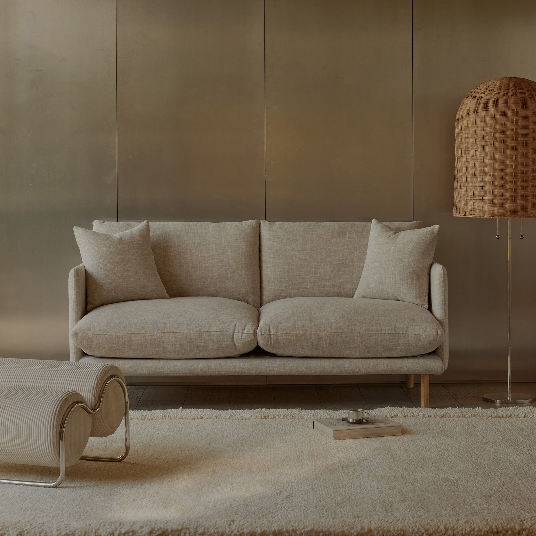 Zephyr 2.5 Seat Sofa - [ Byron Oyster ]