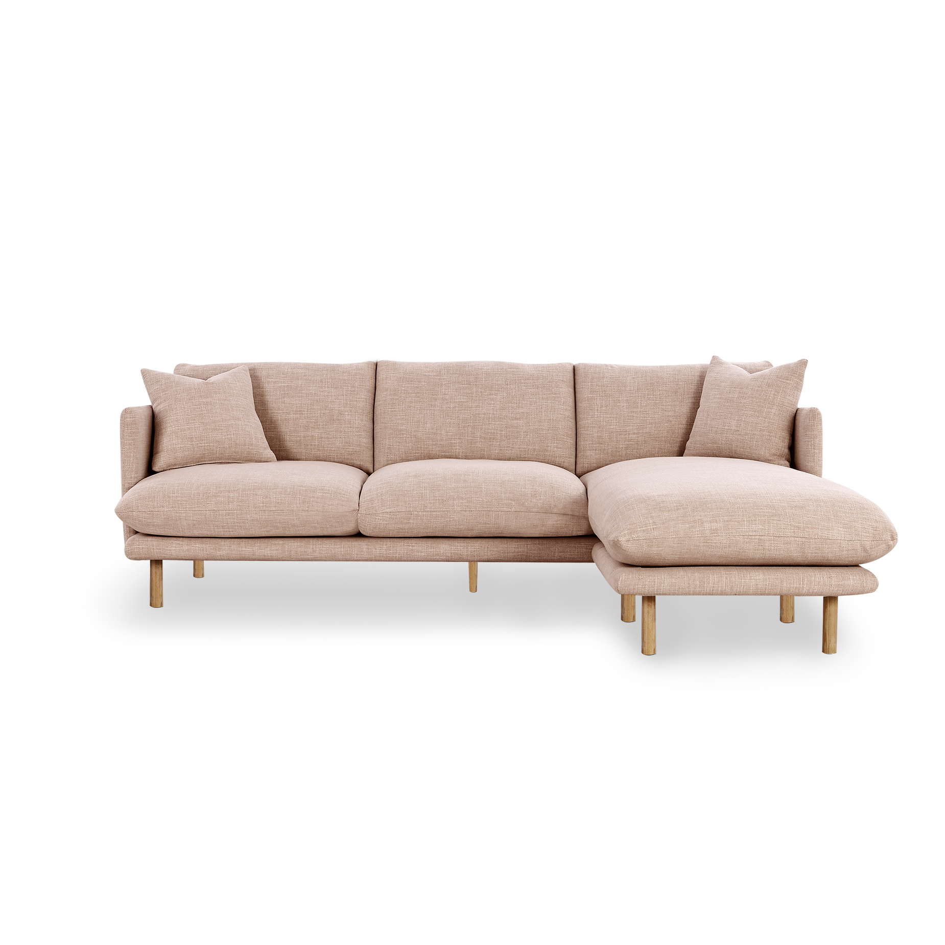 Zephyr Flip Chaise Sofa - [ Byron Biscuit ]