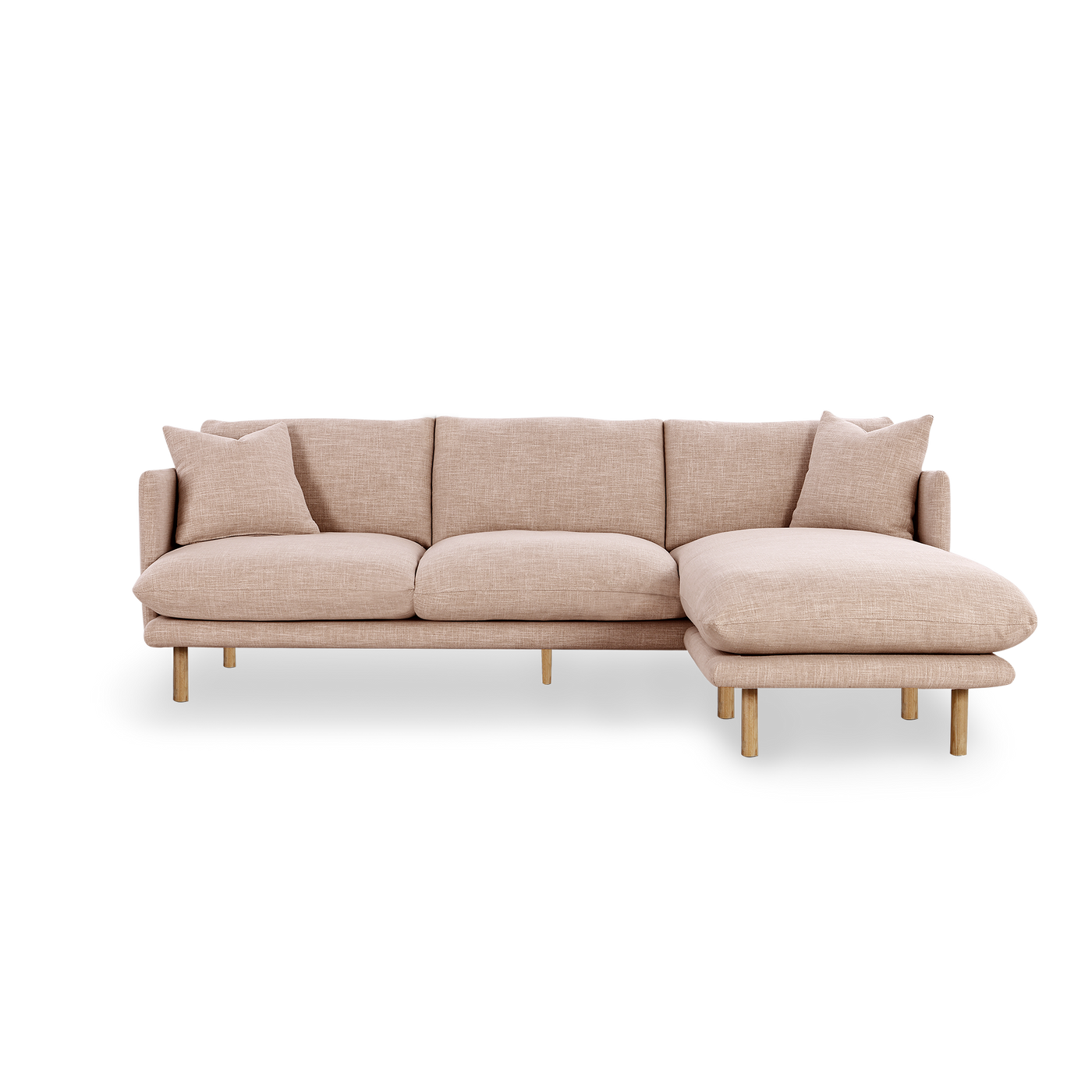 Zephyr Flip Chaise Sofa - [ Byron Biscuit ]