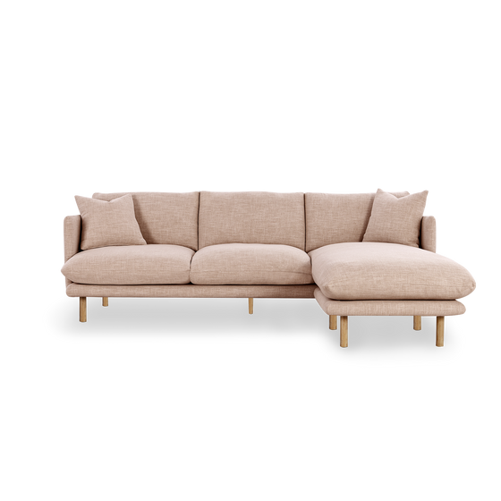 Zephyr Flip Chaise Sofa - [ Byron Biscuit ]