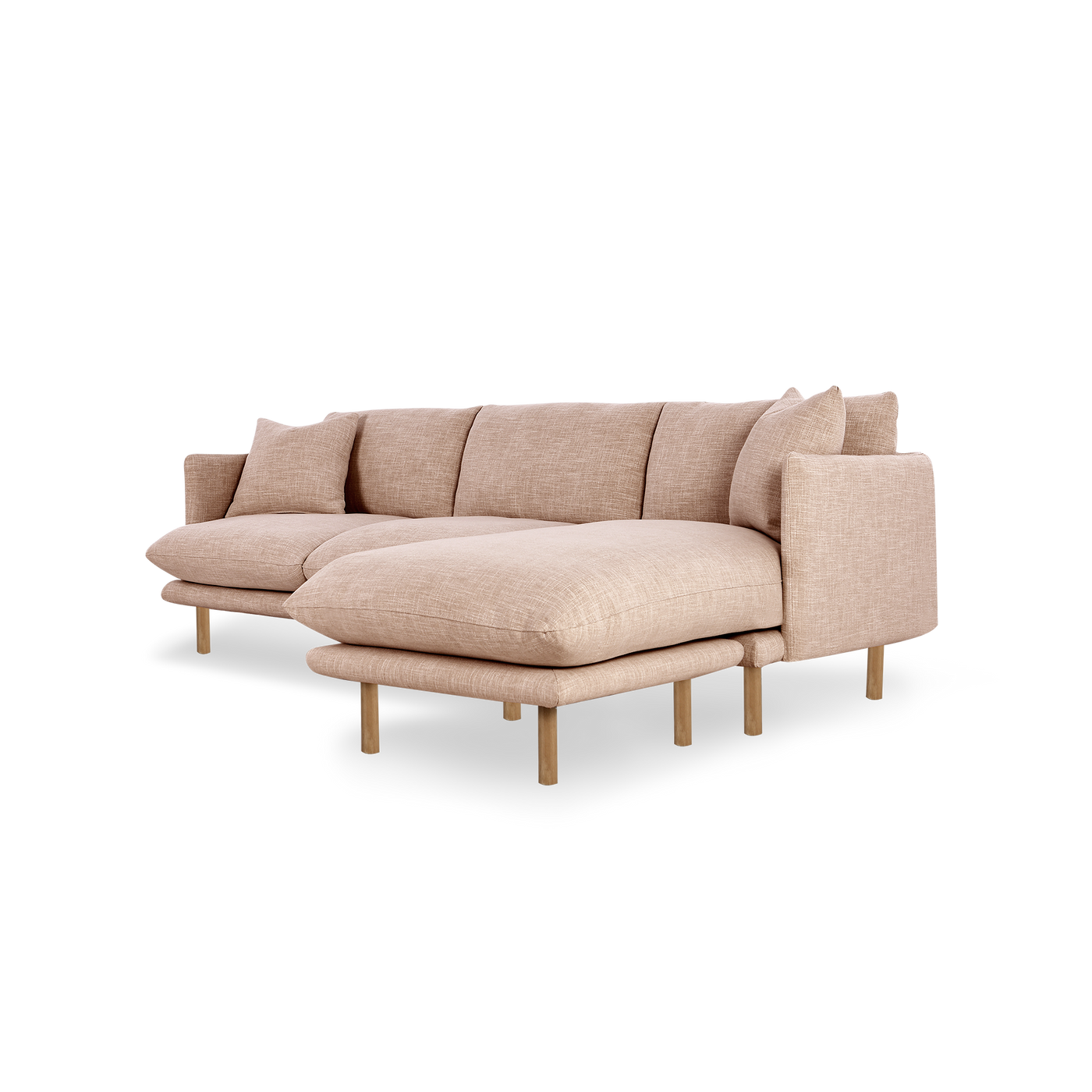 Zephyr Flip Chaise Sofa - [ Byron Biscuit ]