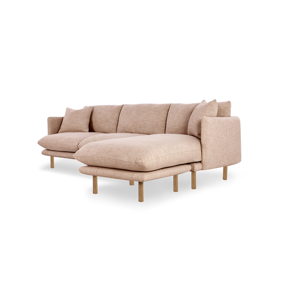 Zephyr Flip Chaise Sofa - [ Byron Biscuit ]