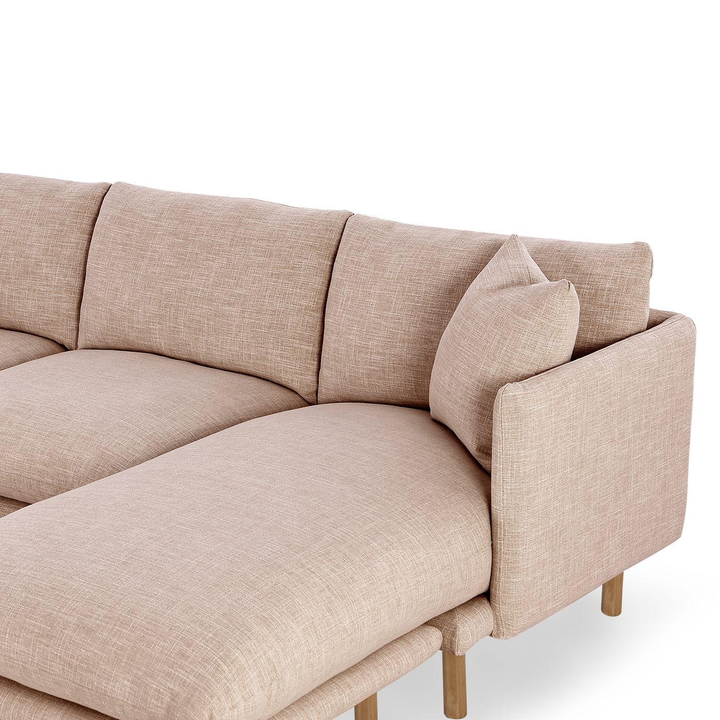 Zephyr Flip Chaise Sofa - [ Byron Biscuit ]