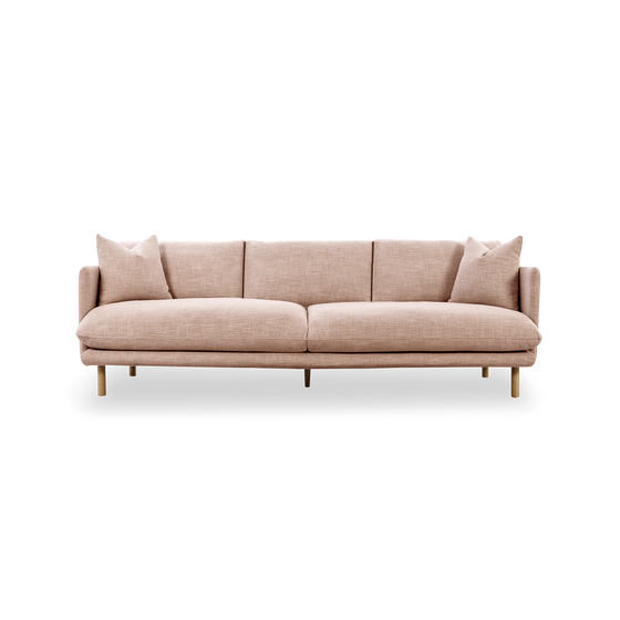 Zephyr 3.5 Seat Sofa - [ Byron Biscuit ]
