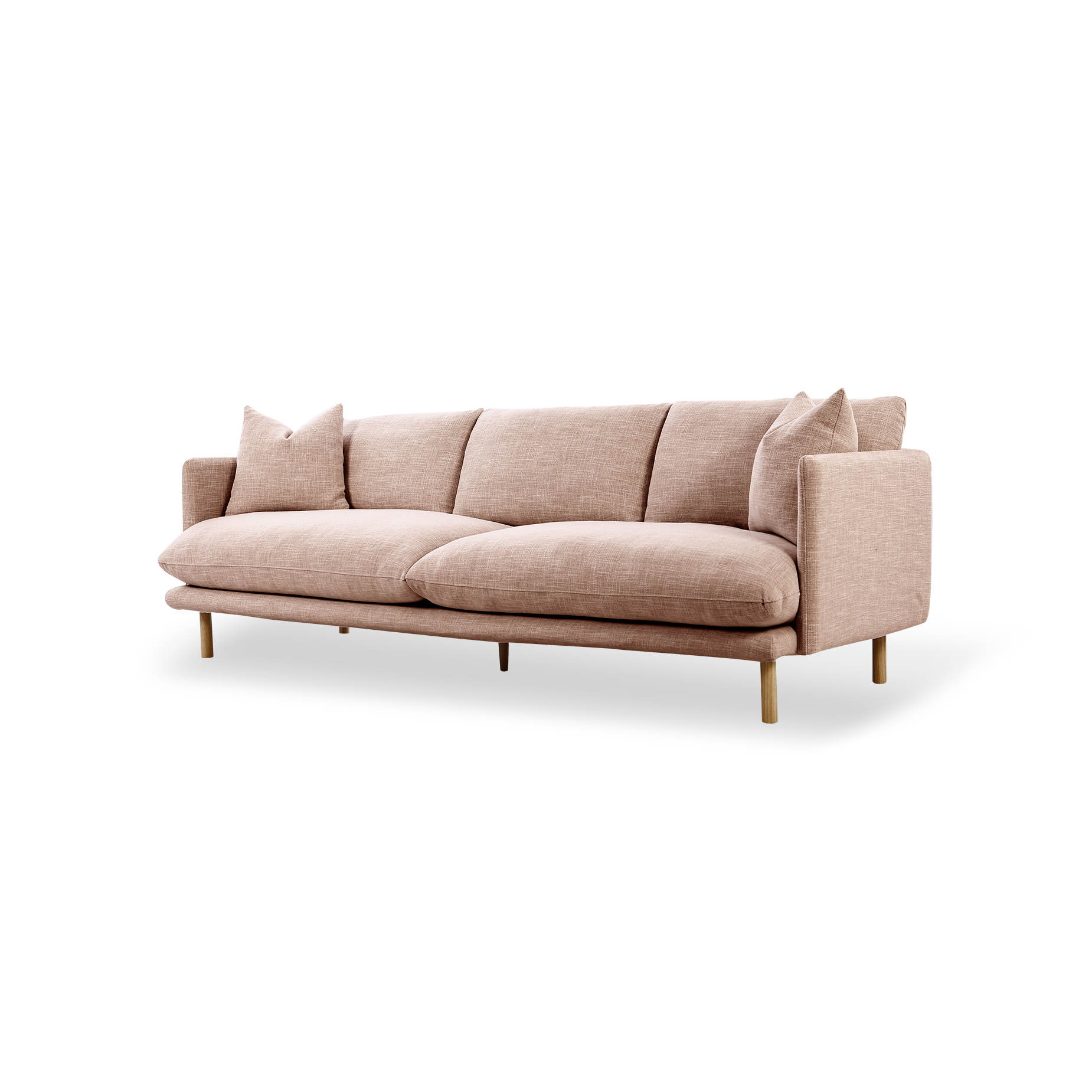 Zephyr 3.5 Seat Sofa - [ Byron Biscuit ]