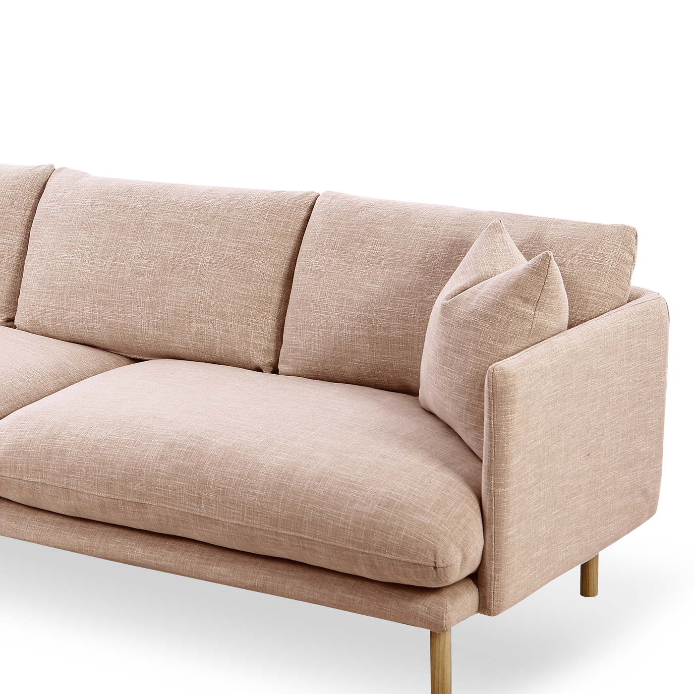 Zephyr 3.5 Seat Sofa - [ Byron Biscuit ]