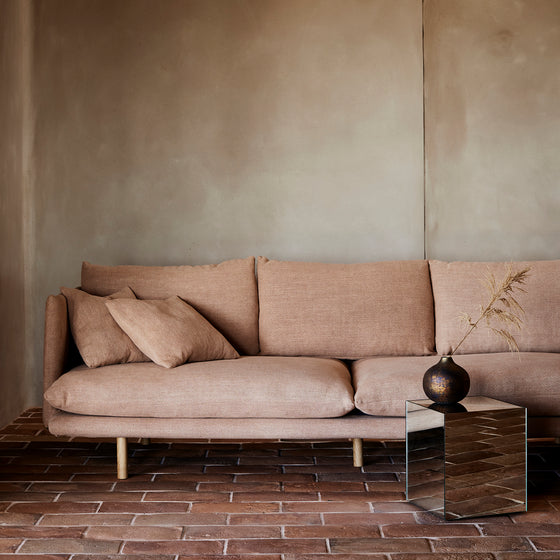 Zephyr 3.5 Seat Sofa - [ Byron Biscuit ]