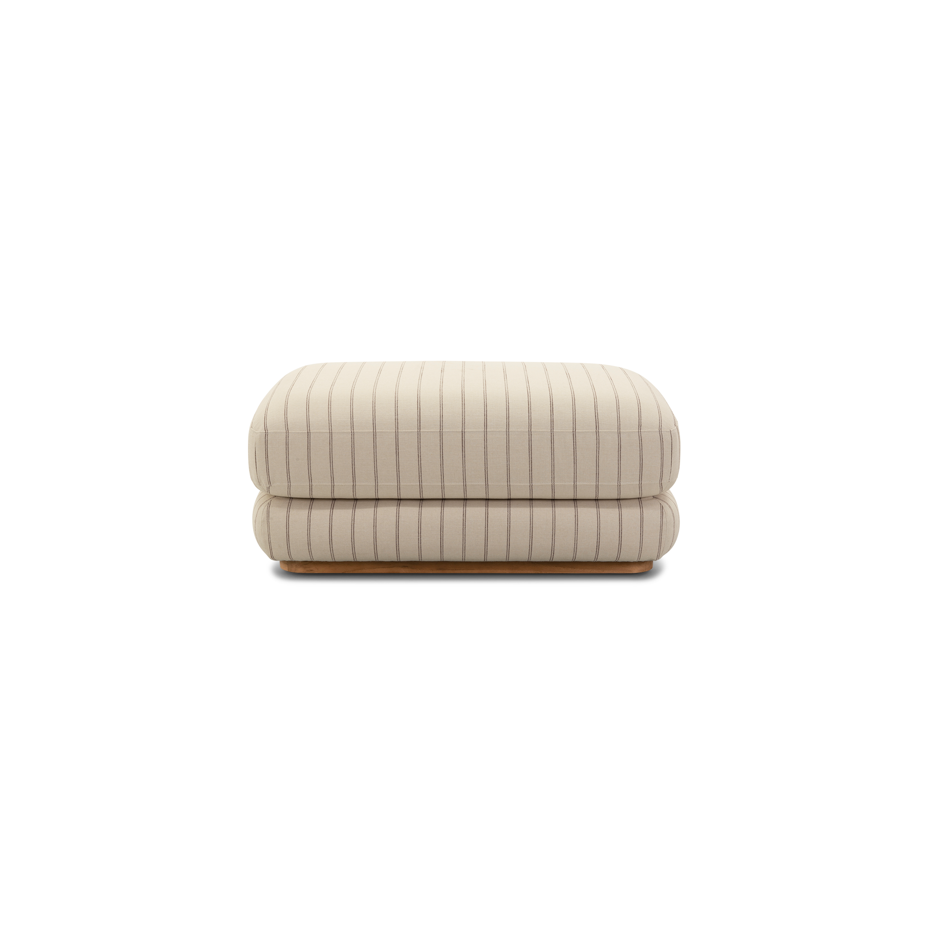 Stack Outdoor Small Ottoman - [ Terra Crema ]
