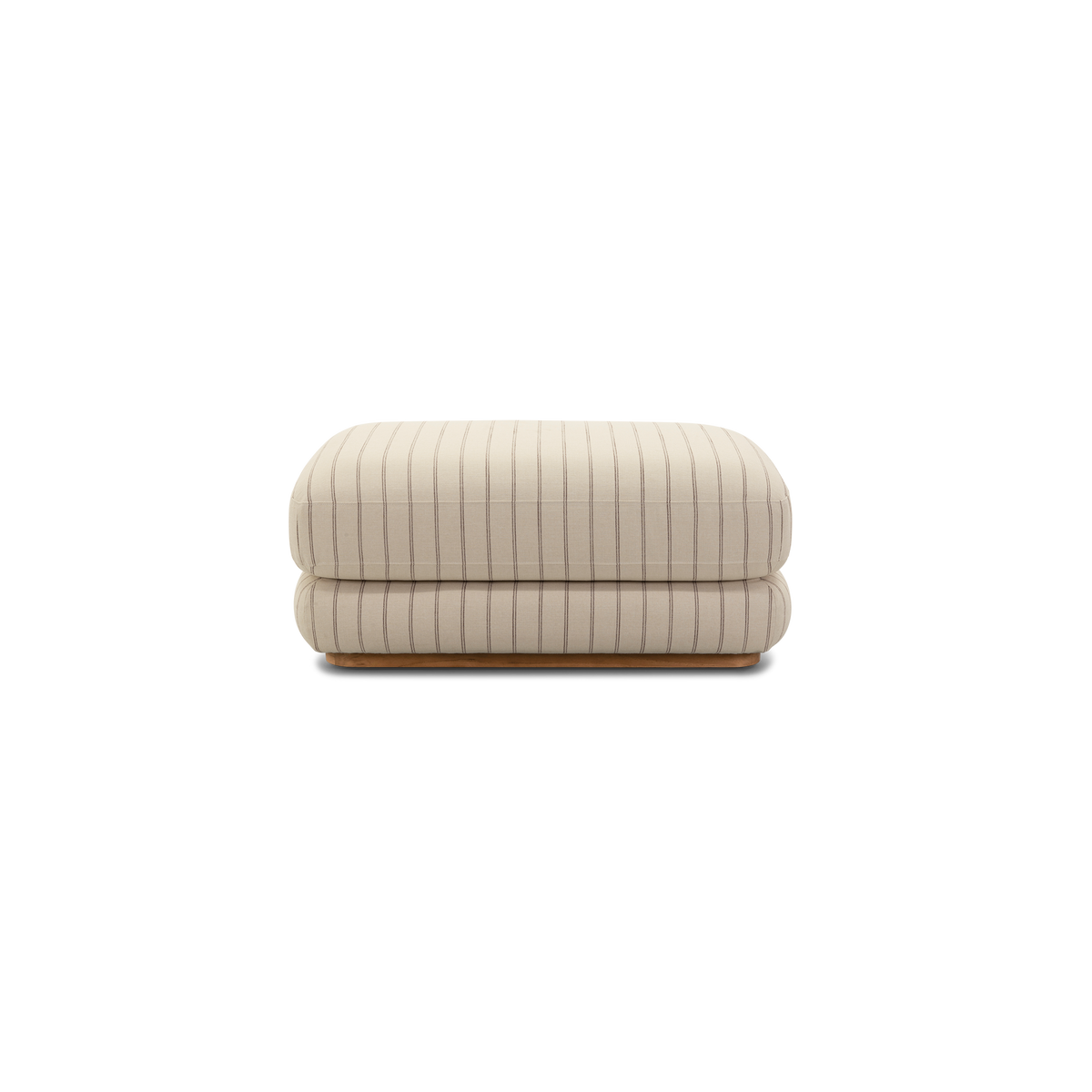 Stack Outdoor Small Ottoman - [ Terra Crema ]