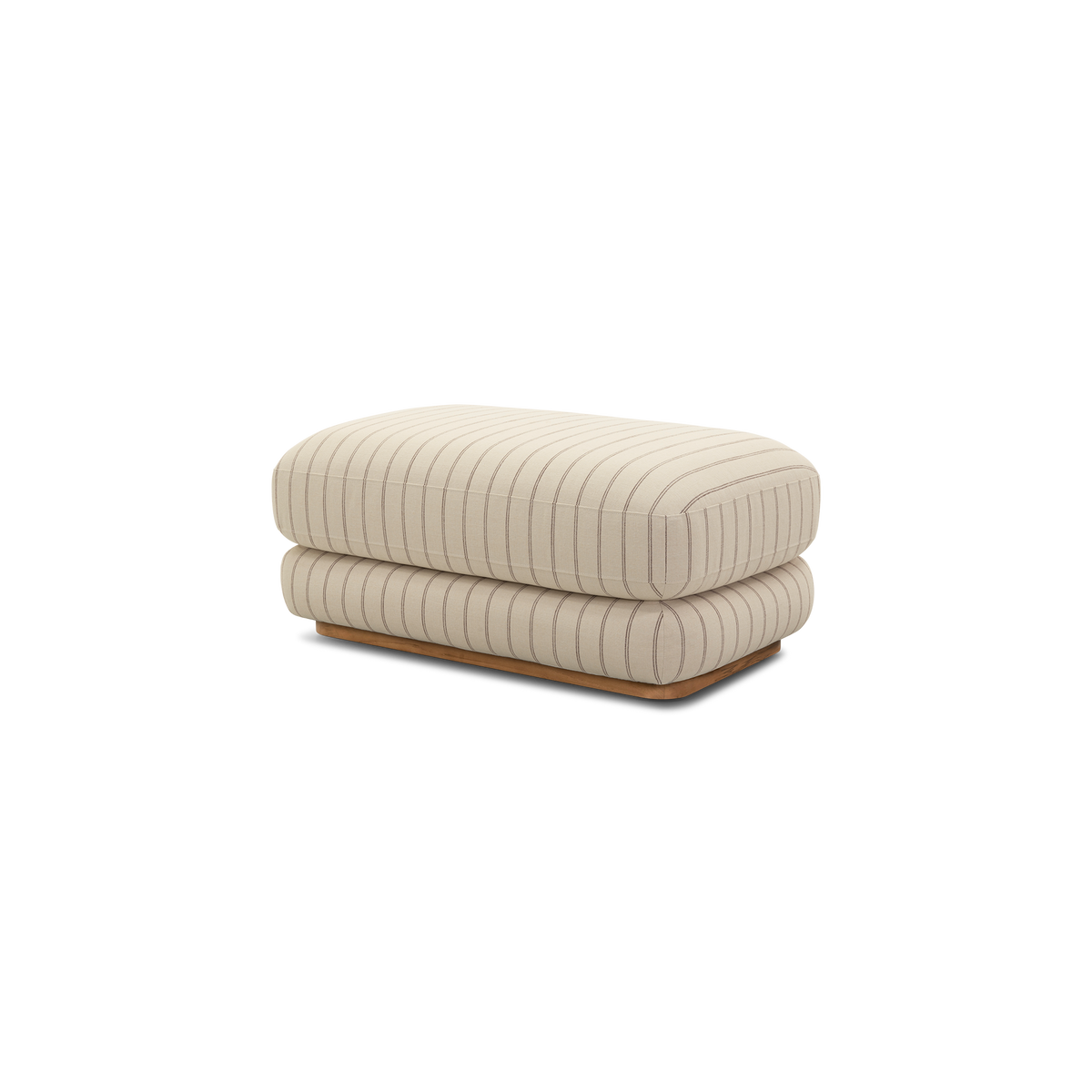 Stack Outdoor Small Ottoman - [ Terra Crema ]