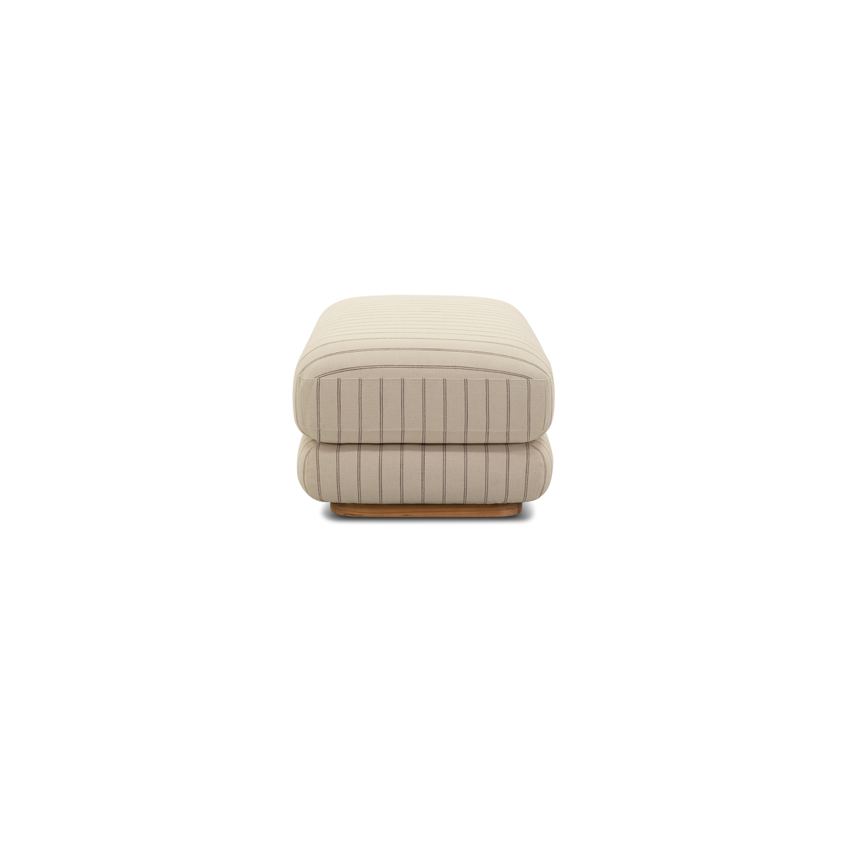Stack Outdoor Small Ottoman - [ Terra Crema ]