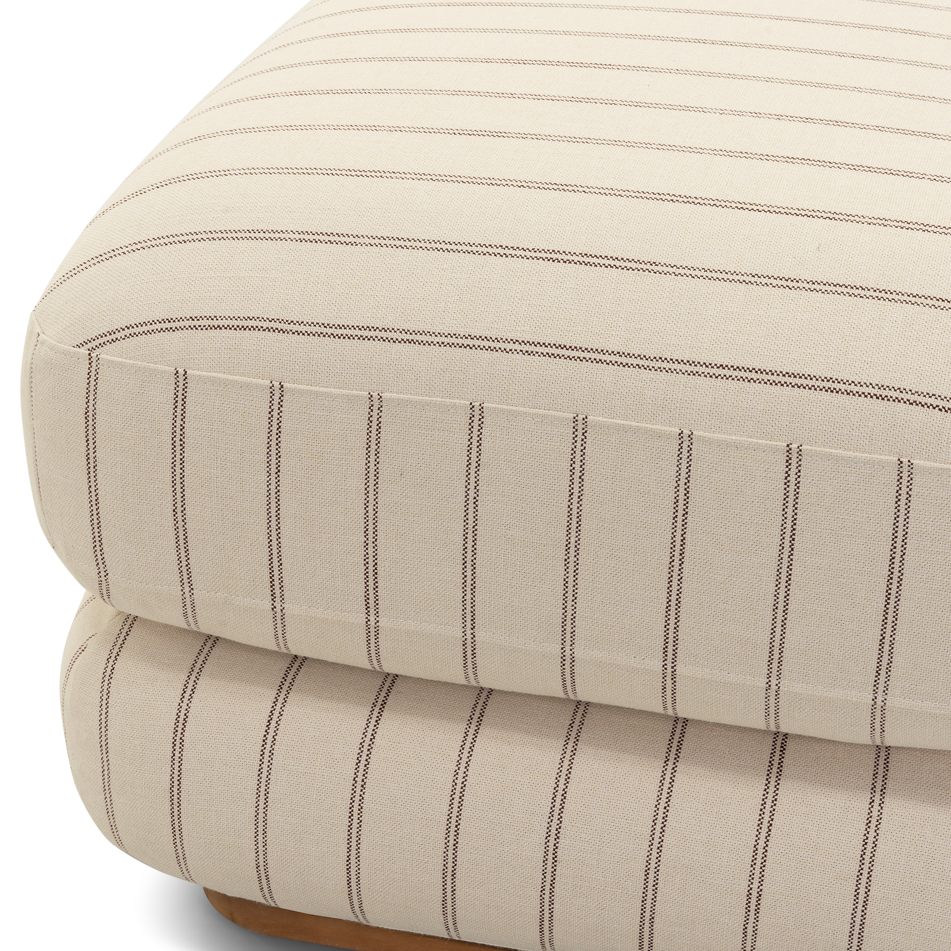 Stack Outdoor Small Ottoman - [ Terra Crema ]