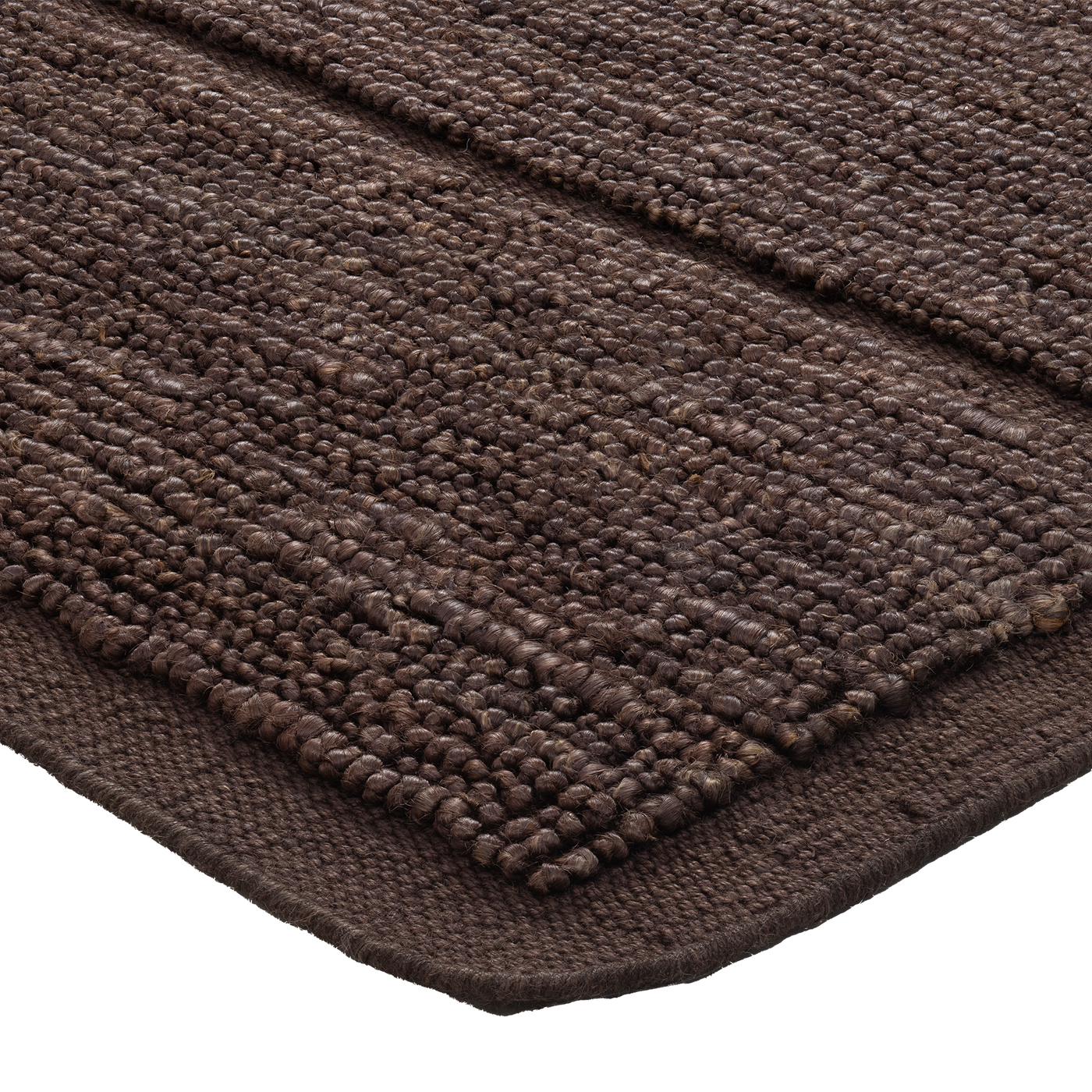 Relief Stripe Floor Rug 2 x 3m - [ Stripe Espresso ]